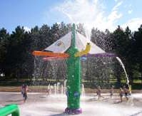 Sports & Recreation Associates provides water slides and spray park equipment